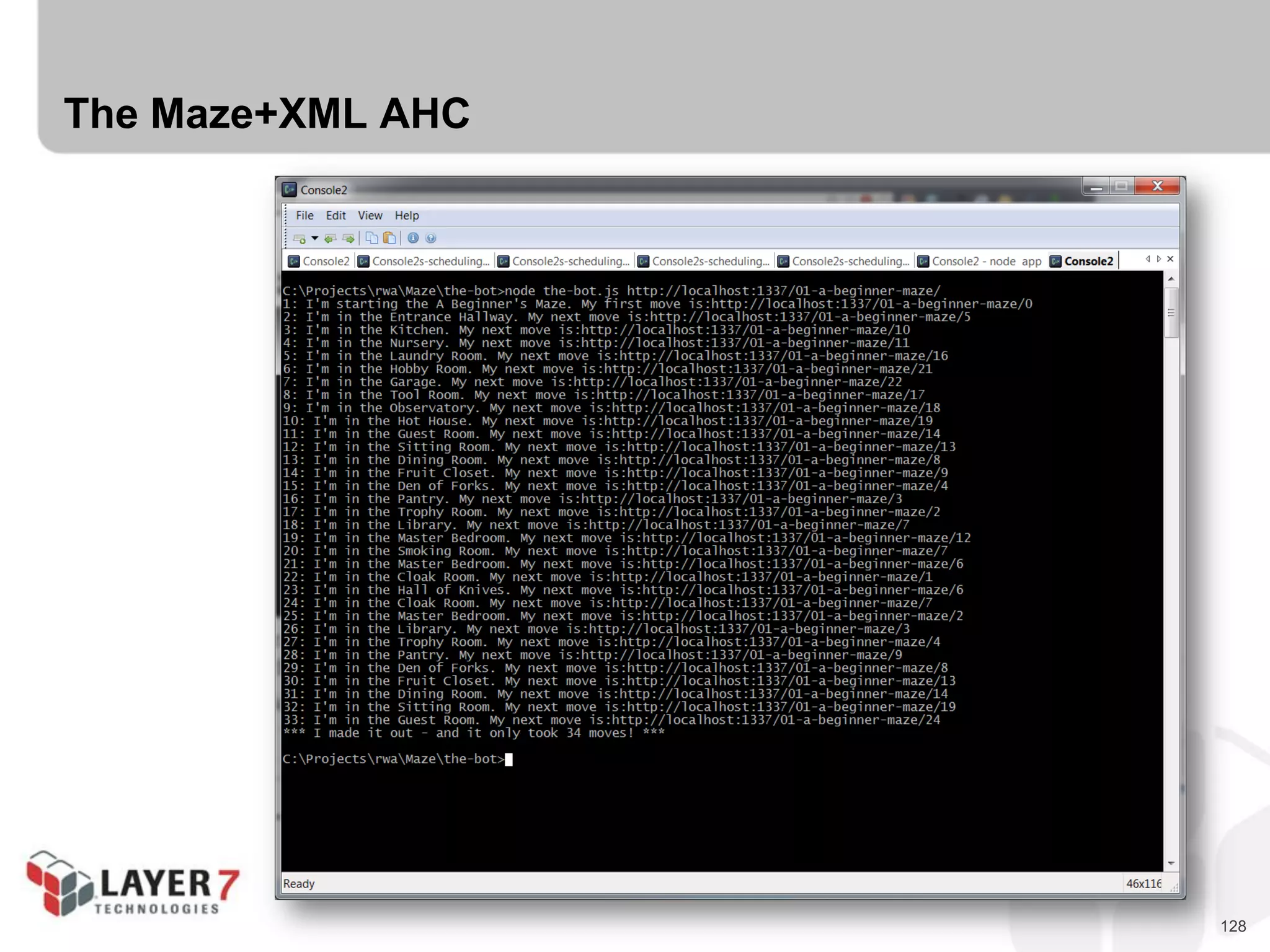 128
The Maze+XML AHC
 