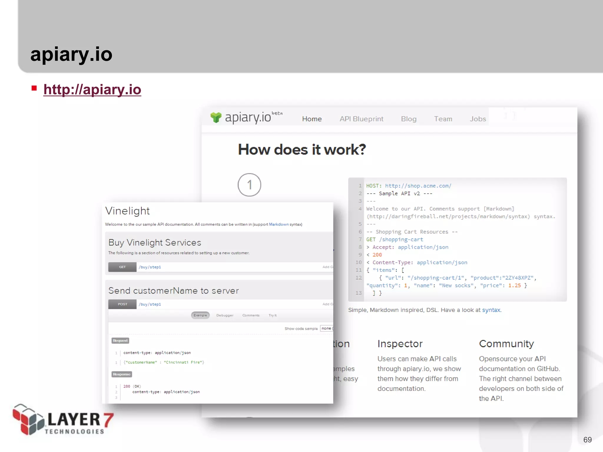 69
apiary.io
 http://apiary.io
 