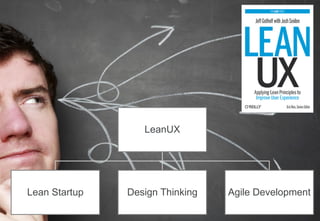 Unternehmenspräsentation
LeanUX
Lean Startup Design Thinking Agile Development
 