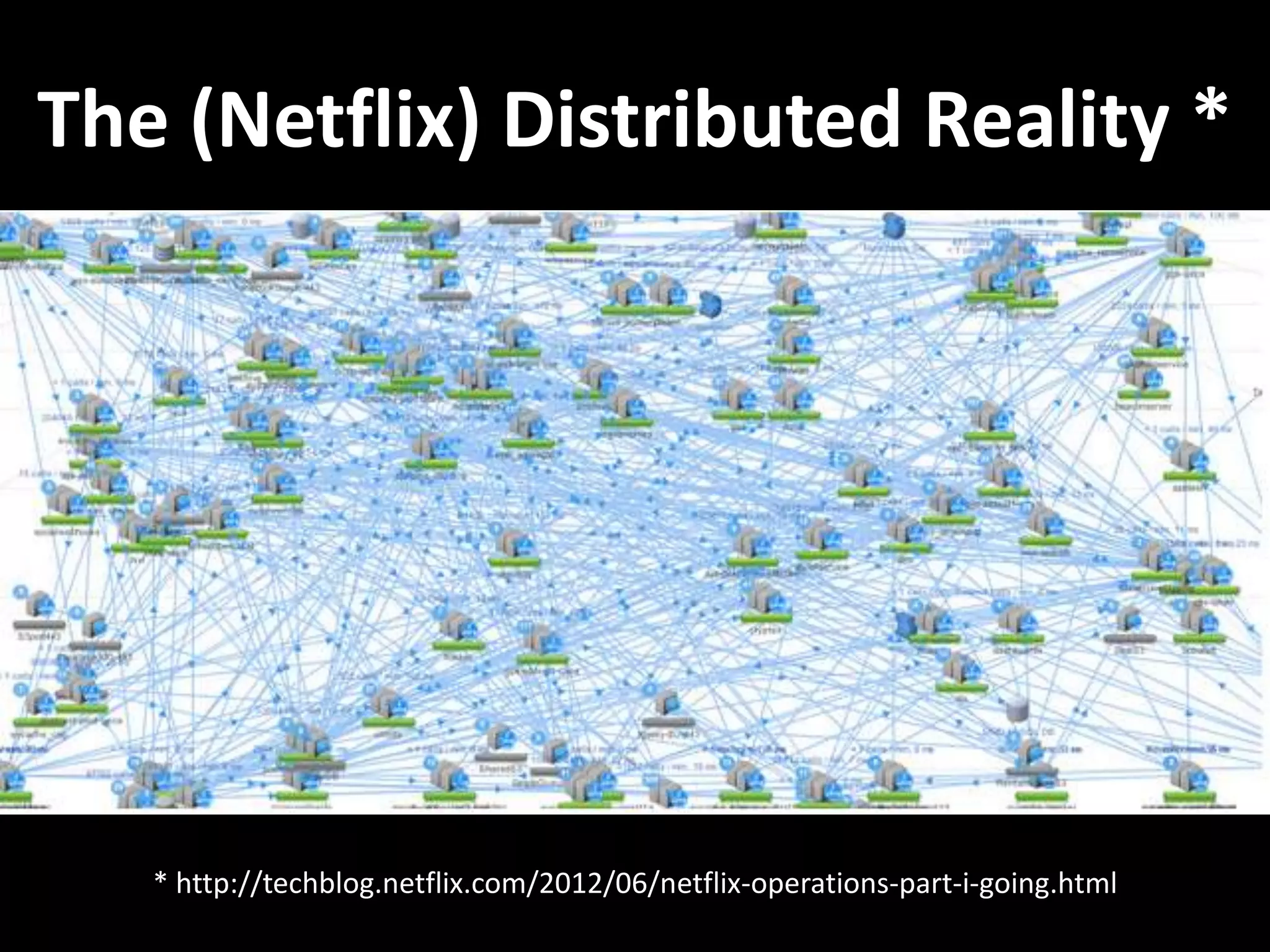 The (Netflix) Distributed Reality * * http://techblog.netflix.com/2012/06/netflix-operations-part-i-going.html 