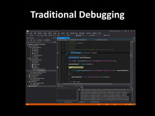 Traditional Debugging
 