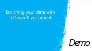 Alan Koo | www.alankoo.com
Demo
Enriching your data with
a Power Pivot model
 