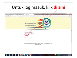 Untuk log masuk, klik di sini
 