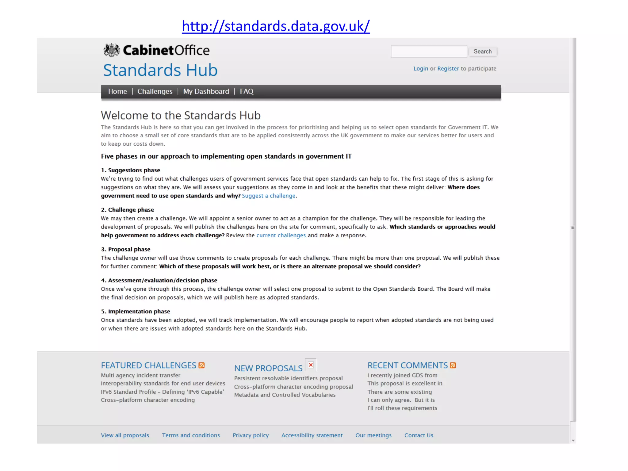 http://standards.data.gov.uk/
 