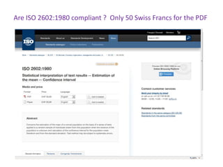 Are ISO 2602:1980 compliant ? Only 50 Swiss Francs for the PDF
 