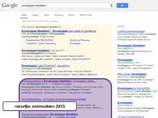 natuurlijke zoekresultaten (SEO)
 