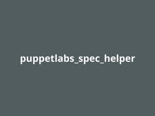 puppetlabs_spec_helper
 