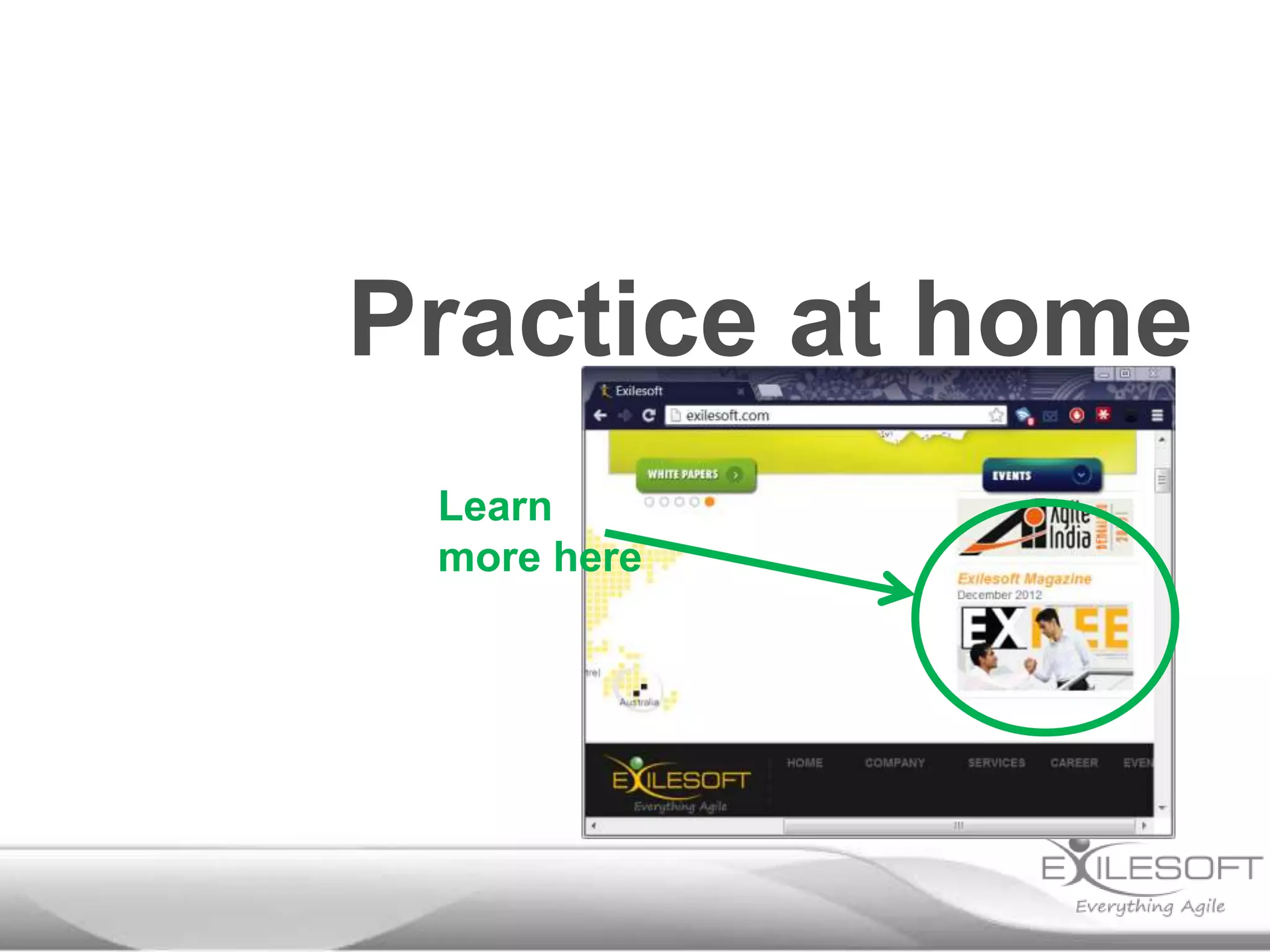 Practice at home
Learn
more here
 