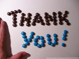 Flere spørgsmål?
Trine-Maria Kristensen
trinemaria@gmail.com
27291704
Lyst til at udvide dit netværk?
www.linkedin.com/in/trinemaria
www.facebook.com/trinemaria
http://www.flickr.com/photos/vernhart/1574355240/
 