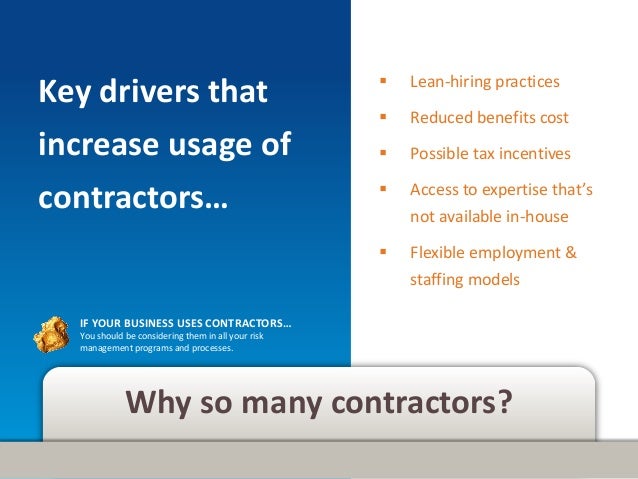 What specific information does a screening for contractors include?