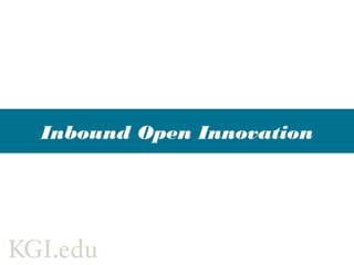 Review of inbound OI
• Goal: Synthesize inbound (& coupled)
• Sample from 25 top SSCI management
& innovation journals (+15 oft-cited)
• Either mention “open innovation” or cite Chesbrough
(2003)
• Hand selected 291 down to 165
• 161 articles, 3 books, 1 chapter
Joel West & Marcel Bogers, “Leveraging External Sources of Innovation: A
Review of Research on Open Innovation,” Jo urnalo f Pro duct Inno vatio n
Manag e m e nt, http://ssrn.com/abstract=2195675
 