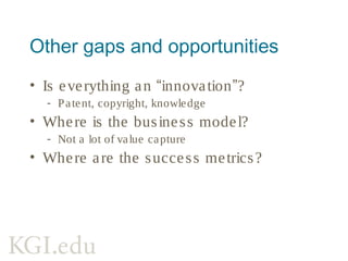 Outbound Open Innovation
 