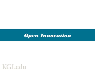 Invention vs. Innovation
“Inventions … do not necessarily lead
to technical innovations. In fact the
majority do not. An innovation in the
economic sense is accomplished only
with the first commercial transaction.”
—Freeman (1982: 7)
 