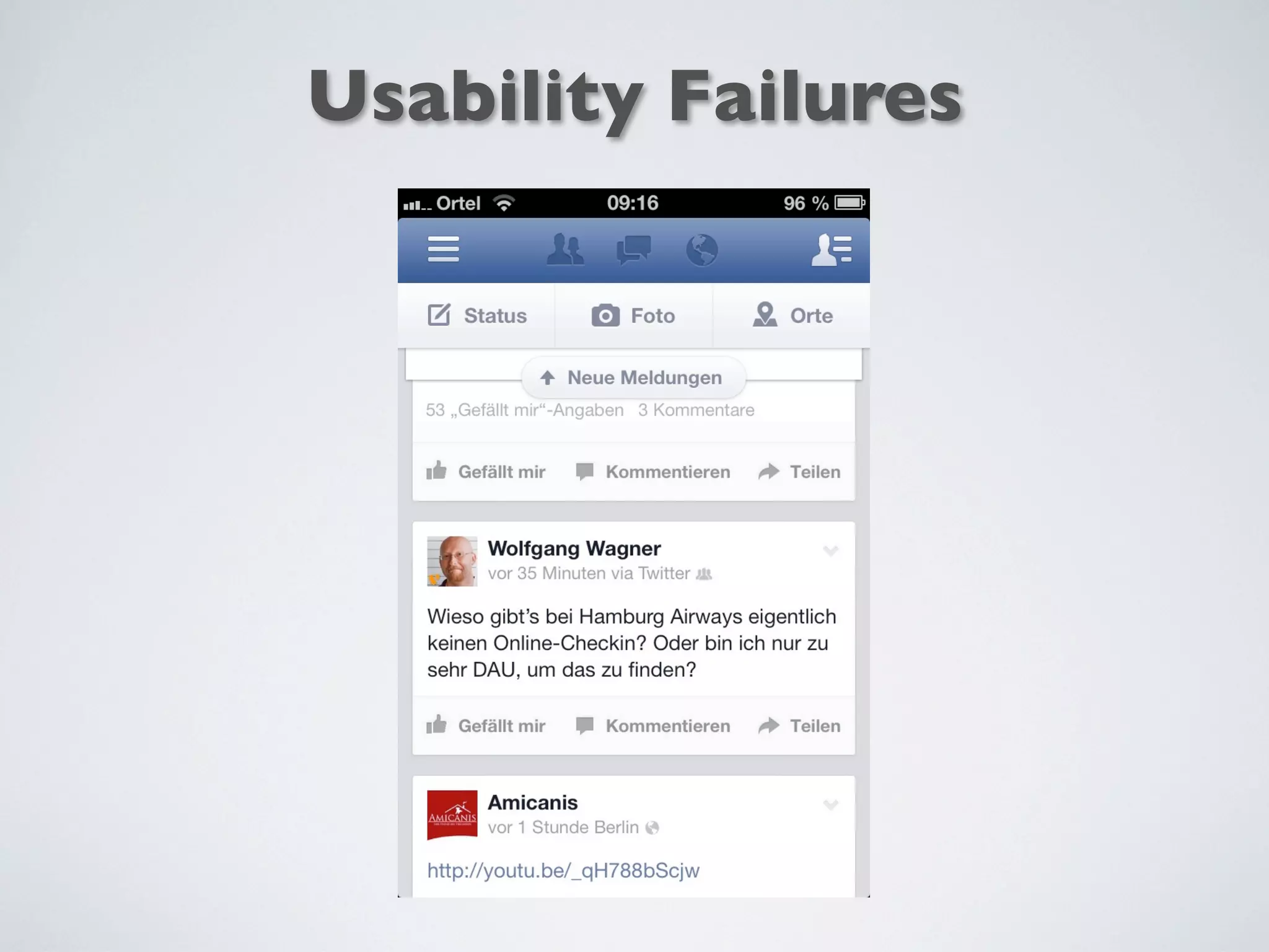 Usability Failures
 
