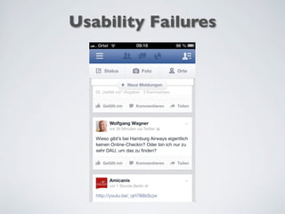 Usability Failures
 