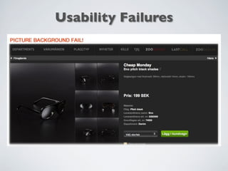 Usability Failures
 