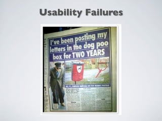Usability Failures
 