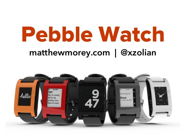 pebble watch ios