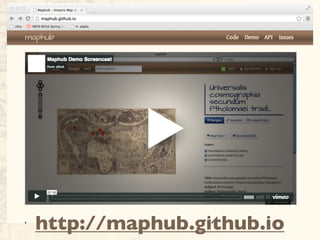The Story behind Maphub | PDF