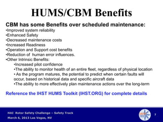 Health & Usage Monitoring Systems (HUMS) 101