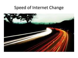 Speed of Internet Change
 