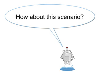 How about this scenario?
 