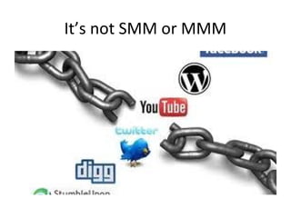 It’s not SMM or MMM
 