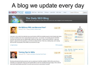 A blog we update every day
 