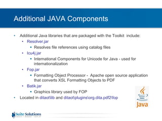 DITA Quick Start Webinar Series: Getting Started with the DITA Open ...
