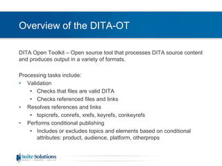 Getting Started With The Dita Open Toolkit – SNJK