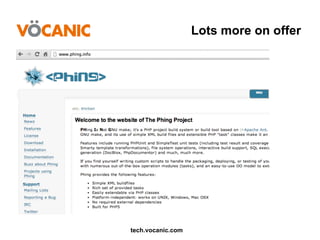 Lots more on offer

tech.vocanic.com

 