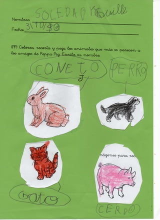 Los animales de Peppa Pig