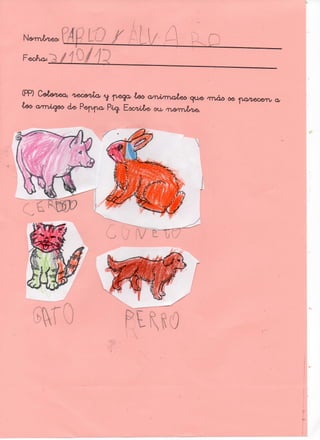 Los animales de Peppa Pig