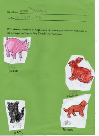 Los animales de Peppa Pig