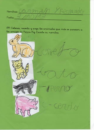 Los animales de Peppa Pig