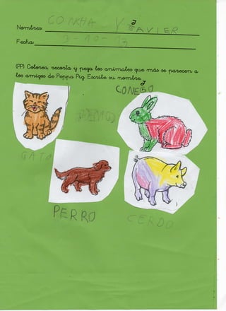 Los animales de Peppa Pig