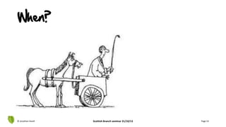 When?
© Jonathan Hazell Scottish Branch seminar 31/10/13 Page 53
 