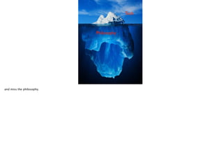 Tech

Philosophy

and miss the philosophy.

 