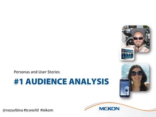 Personas and User Stories

 