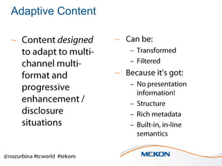 Adaptive Content
~

~

~

 