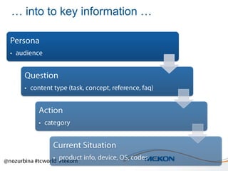 … into to key information …

 