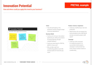 trendwatching.com’s CONSUMER TREND CANVAS | PDF