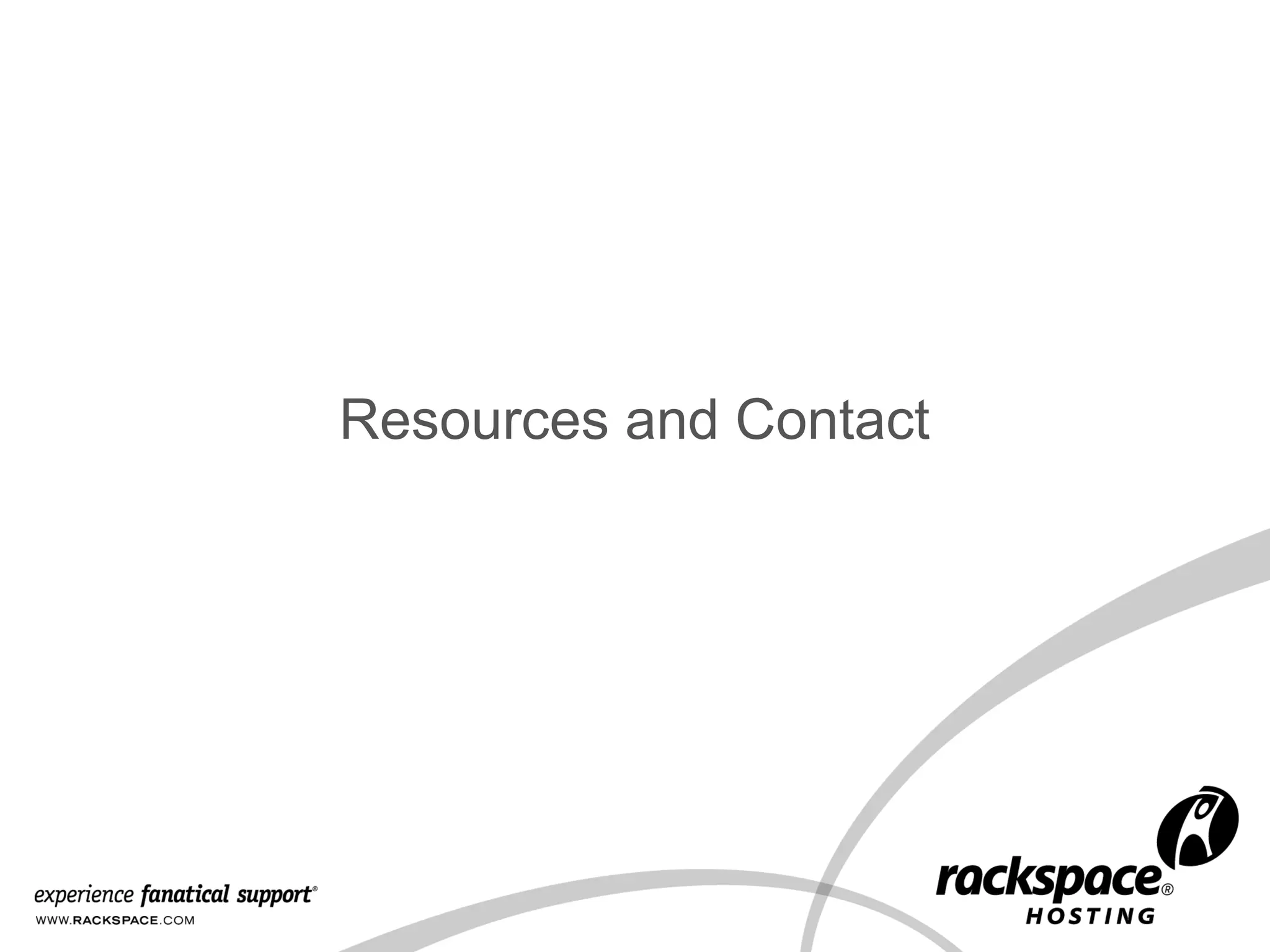 45

Resources and Contact

 