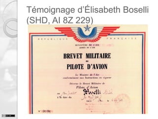Témoignage d’Élisabeth Boselli
(SHD, AI 8Z 229)

 