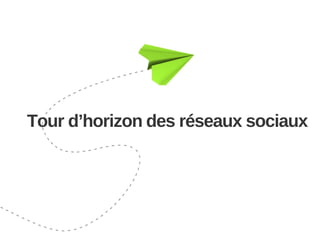 Tour d’horizon des réseaux sociaux

 