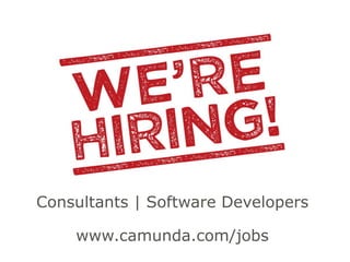 Consultants | Software Developers
www.camunda.com/jobs

 