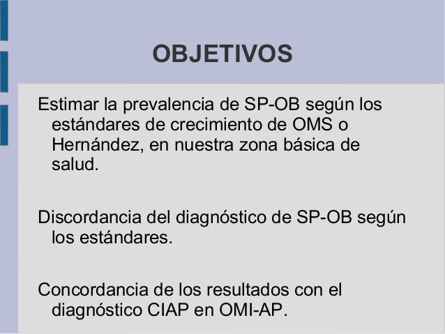 (2013-11-21) Diagnostico de sobrepeso y obesidad infantil (2013-11-21) Diagnostico de sobrepeso y obesidad infantil