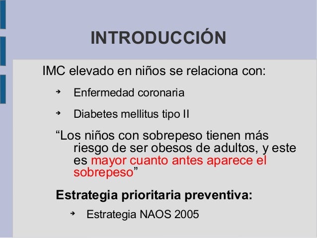 (2013-11-21) Diagnostico de sobrepeso y obesidad infantil (2013-11-21) Diagnostico de sobrepeso y obesidad infantil