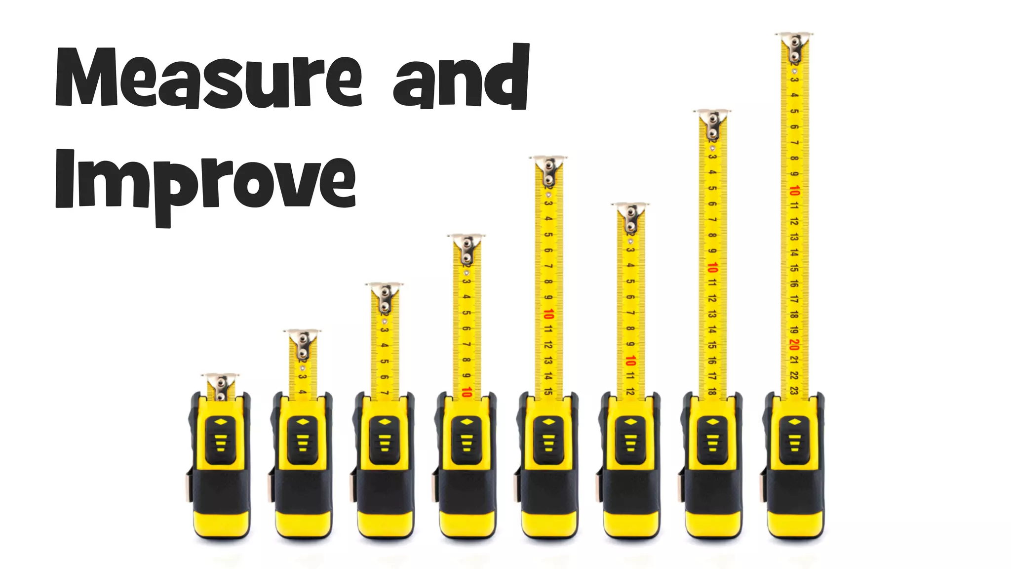 Measure and
Improve

 