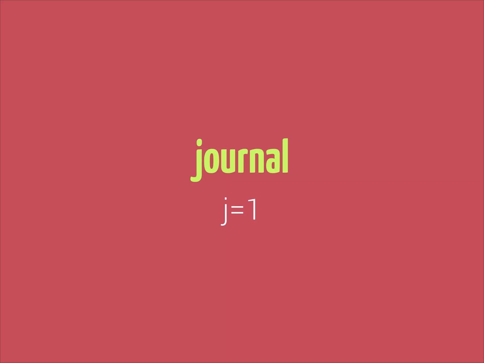 journal
j=1

 